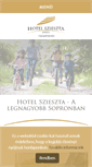 Mobile Screenshot of hotelszieszta.hu